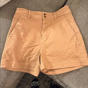 Everlane Women's Way High Camel Tan Shorts